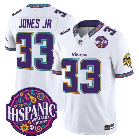 Men's Minnesota Vikings 2026 Latino Heritage Month Vapor Limited Jersey - All Stitched