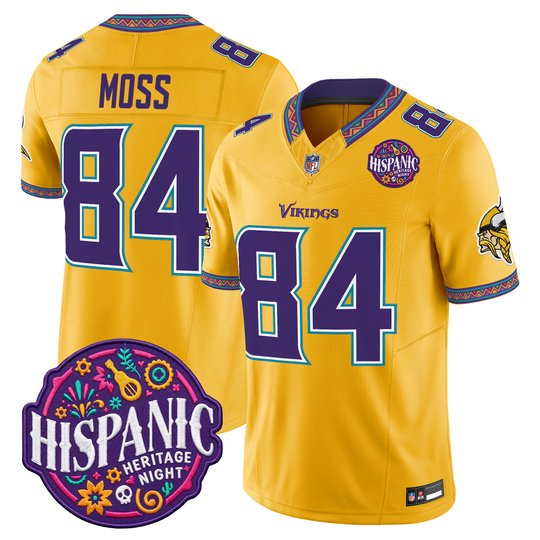 Men's Minnesota Vikings 2026 Latino Heritage Month Vapor Limited Jersey - All Stitched