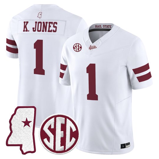 Men's Mississippi State Bulldogs 2026 Vapor Limited Jersey - All Stitched