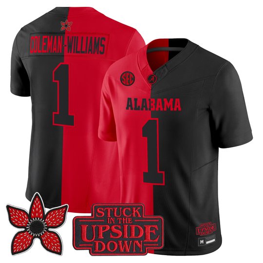 Men's Alabama Crimson Tide 'Stranger Things Edition' Vapor Limited Jersey - All Stitched