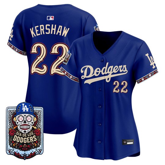 Women's Los Angeles Dodgers Día de los Muertos Vapor Premier Limited Jersey - Stitched