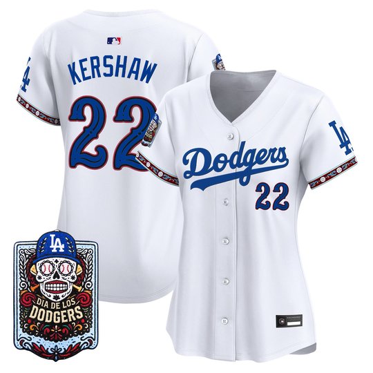 Women's Los Angeles Dodgers Día de los Muertos Vapor Premier Limited Jersey - Stitched
