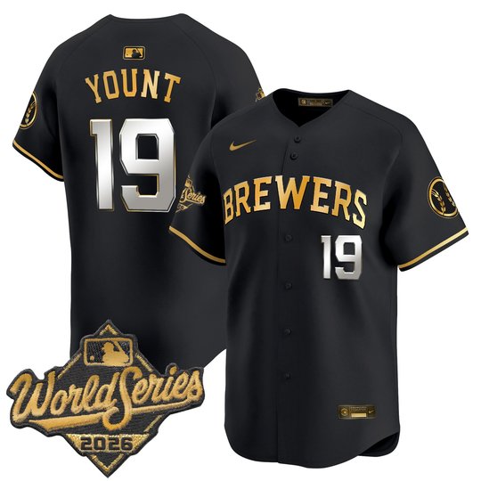 Men's Milwaukee Brewers 2026 World Series Vapor Premier Limited Jersey - All Stitched