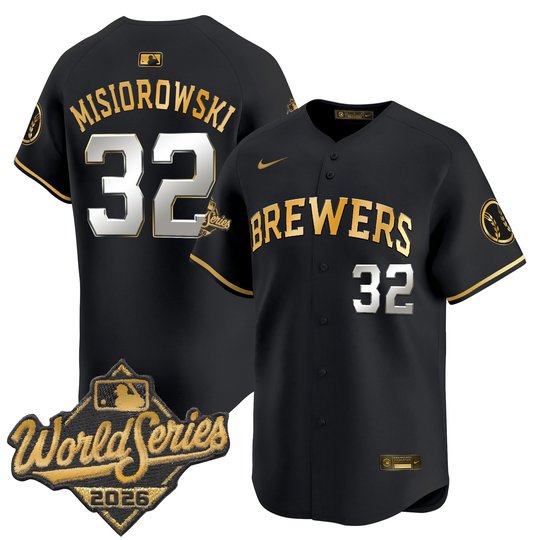 Men's Milwaukee Brewers 2026 World Series Vapor Premier Limited Jersey - All Stitched