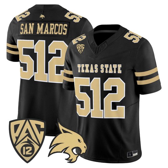 Texas State Bobcats 2026 Dark Mode Vapor Limited Jersey - All Stitched