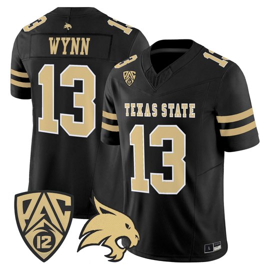 Texas State Bobcats 2026 Dark Mode Vapor Limited Jersey - All Stitched