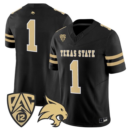 Texas State Bobcats 2026 Dark Mode Vapor Limited Jersey - All Stitched