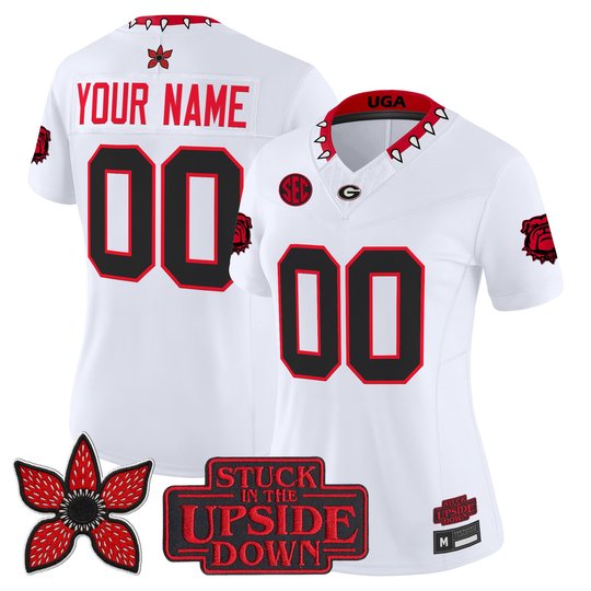 Georgia Bulldogs 'Stranger Things Edition' Vapor Limited Custom Jersey - All Stitched