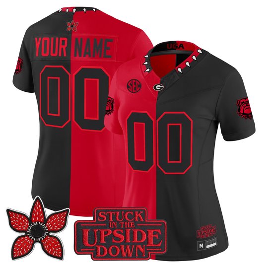 Georgia Bulldogs 'Stranger Things Edition' Vapor Limited Custom Jersey - All Stitched