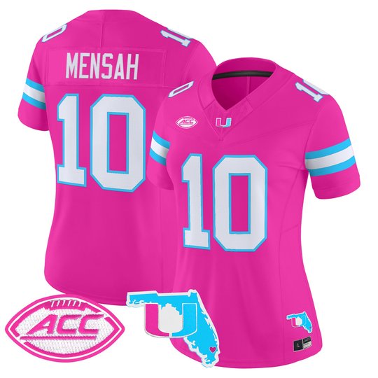 Women's Miami Hurricanes Vice City Vapor Limited Jersey - All Stitched