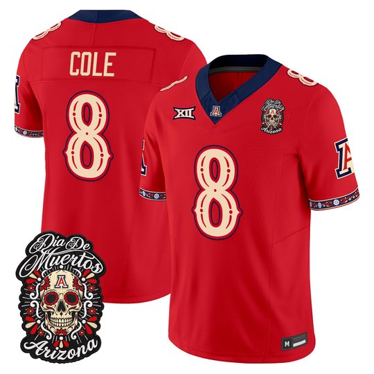 Men's Arizona Wildcats Día de los Muertos Vapor Limited Jersey - All Stitched