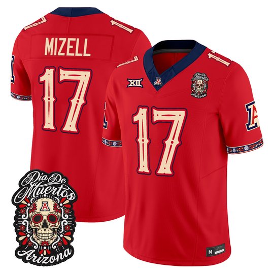 Men's Arizona Wildcats Día de los Muertos Vapor Limited Jersey - All Stitched