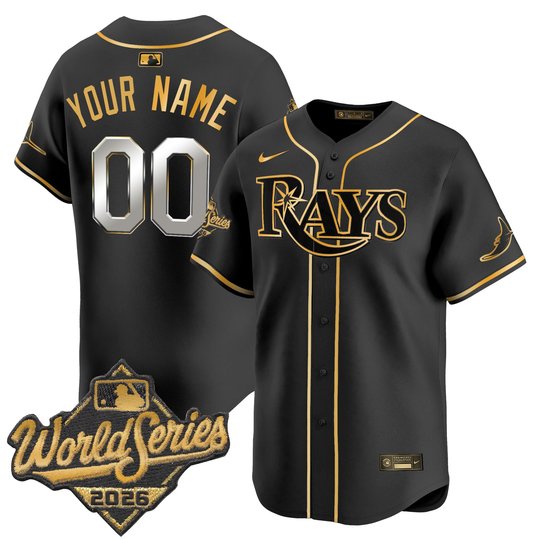 Tampa Bay Rays 2026 World Series Vapor Premier Limited Custom Jersey - All Stitched