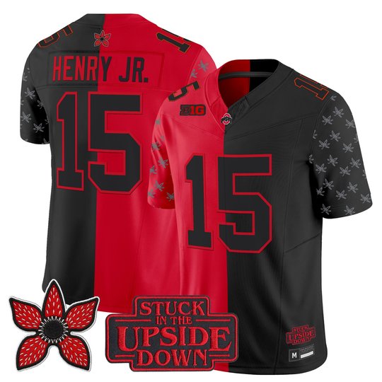 Men's Ohio State Buckeyes 'Stranger Things Edition' Vapor Limited Jersey - All Stitched