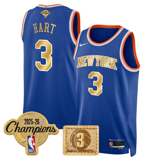 Men's New York Knicks 2026 Champions Edition Swingman Jersey - All Stitched