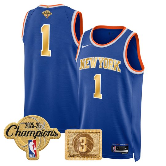 Men's New York Knicks 2026 Champions Edition Swingman Jersey - All Stitched