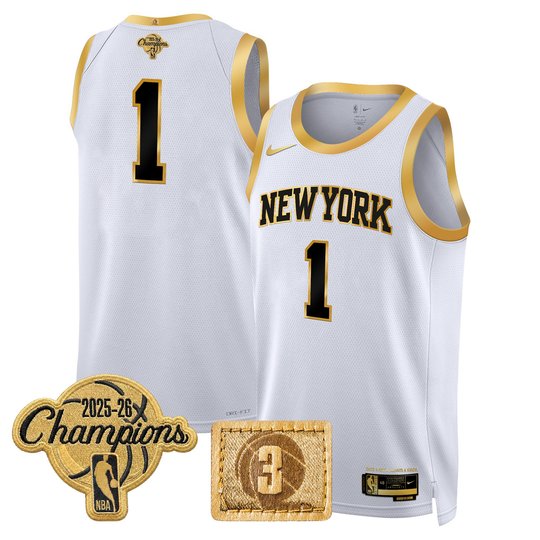 Men's New York Knicks 2026 Champions Edition Swingman Jersey - All Stitched