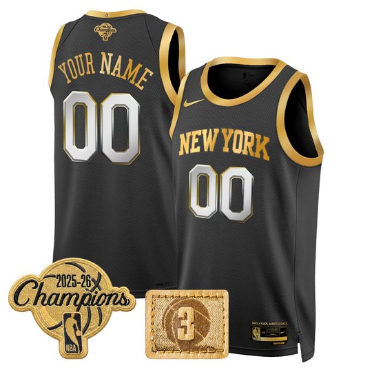 New York Knicks 2026 Champions Edition Custom Swingman Jersey - All Stitched