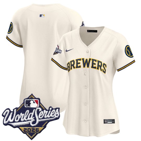 Women's Milwaukee Brewers 2026 World Series Vapor Premier Limited Jersey - All Stitched