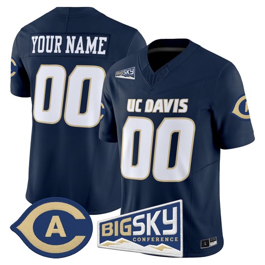 UC Davis Aggies 2026 Vapor Limited Custom Jersey - All Stitched