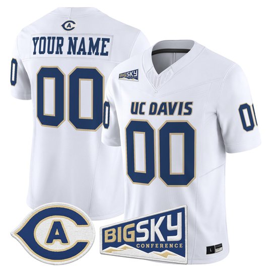 UC Davis Aggies 2026 Vapor Limited Custom Jersey - All Stitched