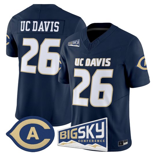 Men's UC Davis Aggies 2026 Vapor Limited Jersey - All Stitched