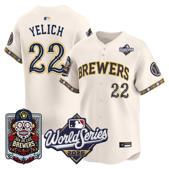 Men's Milwaukee Brewers Día de los Muertos Vapor Premier Limited Jersey - 2026 World Series - Stitched
