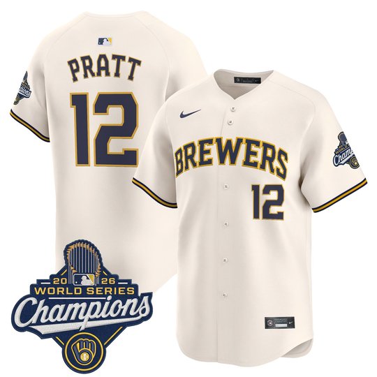 Men's Milwaukee Brewers 2026 World Series Champions Vapor Premier Limited Jersey - All Stitched