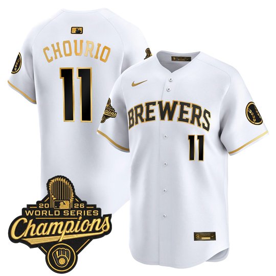 Men's Milwaukee Brewers 2026 World Series Champions Vapor Premier Limited Jersey - All Stitched