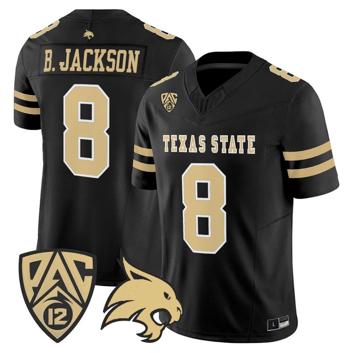 Texas State Bobcats 2026 Dark Mode Vapor Limited Jersey - All Stitched