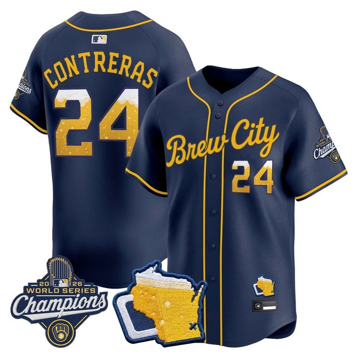 Men's Milwaukee Brewers "Brew City Edition" 2026 World Series Champions Vapor Premier Limited Jersey - Stitched