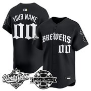 Milwaukee Brewers 2026 World Series Vapor Premier Limited Custom Jersey - Old English Edition - All Stitched