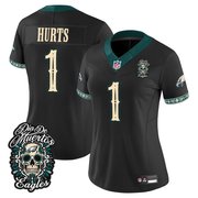 Women's Philadelphia Eagles Día de los Muertos Vapor Limited Jersey - All Stitched