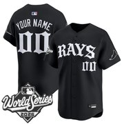 Tampa Bay Rays 2026 World Series Vapor Premier Limited Custom Jersey - Old English Edition - All Stitched