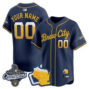 Milwaukee Brewers "Brew City Edition" 2026 World Series Champions Vapor Premier Limited Custom Jersey - Stitched