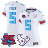 Women's Houston Texans 2026 "Rivalries" Vapor Limited Jersey - 25th Year Anniversary Patch - All Stitched