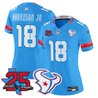Women's Houston Texans 2026 "Rivalries" Vapor Limited Jersey - 25th Year Anniversary Patch - All Stitched