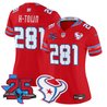 Women's Houston Texans 2026 "Rivalries" Vapor Limited Jersey - 25th Year Anniversary Patch - All Stitched