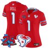 Women's Houston Texans 2026 "Rivalries" Vapor Limited Jersey - 25th Year Anniversary Patch - All Stitched