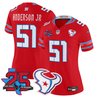 Women's Houston Texans 2026 "Rivalries" Vapor Limited Jersey - 25th Year Anniversary Patch - All Stitched
