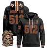 Men's Texas Longhorns Día de los Muertos Premium Pullover Hoodie - All Stitched