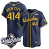 Men's Milwaukee Brewers 2026 World Series Vapor Premier Limited Jersey V2 - All Stitched