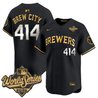 Men's Milwaukee Brewers 2026 World Series Vapor Premier Limited Jersey V2 - All Stitched