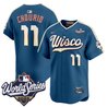 Men's Milwaukee Brewers 2026 World Series Vapor Premier Limited Jersey V2 - All Stitched