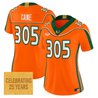 Women's Miami Hurricanes 2001 Throwback Vapor Limited Jersey - All Stitched