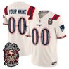 New England Patriots Día de los Muertos Vapor Limited Custom Jersey - All Stitched
