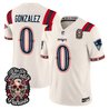 Men's New England Patriots Día de los Muertos Vapor Limited Jersey - All Stitched