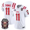 Men's Ole Miss Rebels Día de los Muertos Vapor Limited Jersey - All Stitched