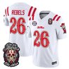 Men's Ole Miss Rebels Día de los Muertos Vapor Limited Jersey - All Stitched