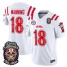 Men's Ole Miss Rebels Día de los Muertos Vapor Limited Jersey - All Stitched